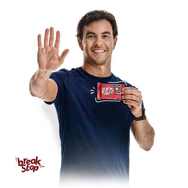 imagen checo con kitkat